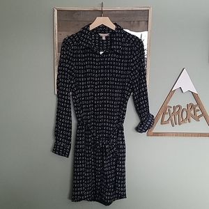 Black and White Shirt Dress